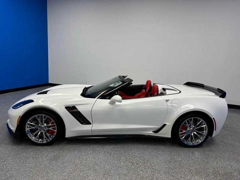 2016 White   Chevy Corvette Convertible