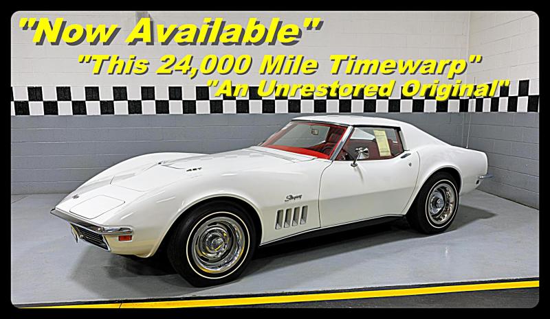 1969 Can-Am White Chevy Corvette T-Top