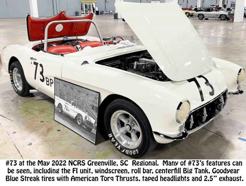 White 1957 Corvette Convertible id:89349
