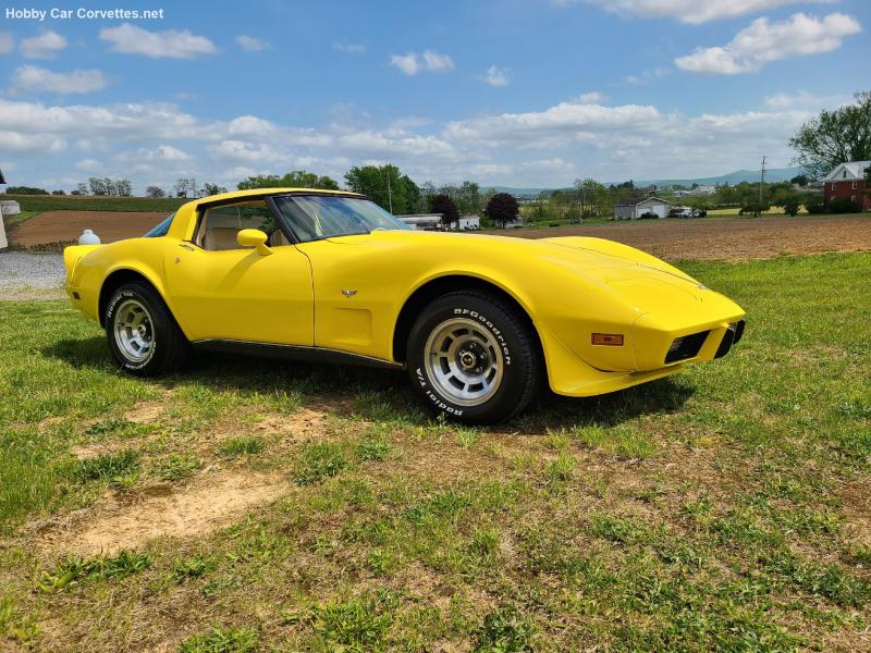 Yellow 1979 Corvette T-Top id:89733