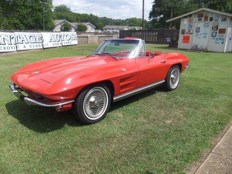 1964 Red Chevy Corvette Convertible