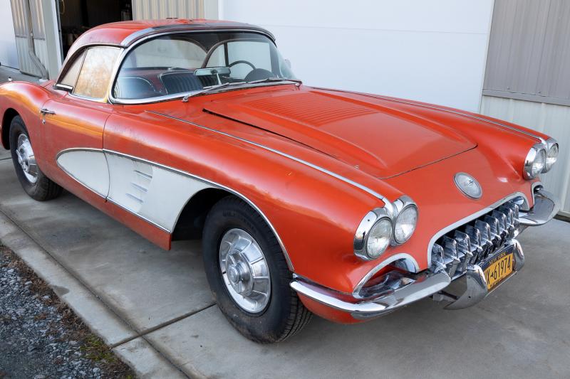 SIGNET RED 1958 Corvette Convertible id:89846