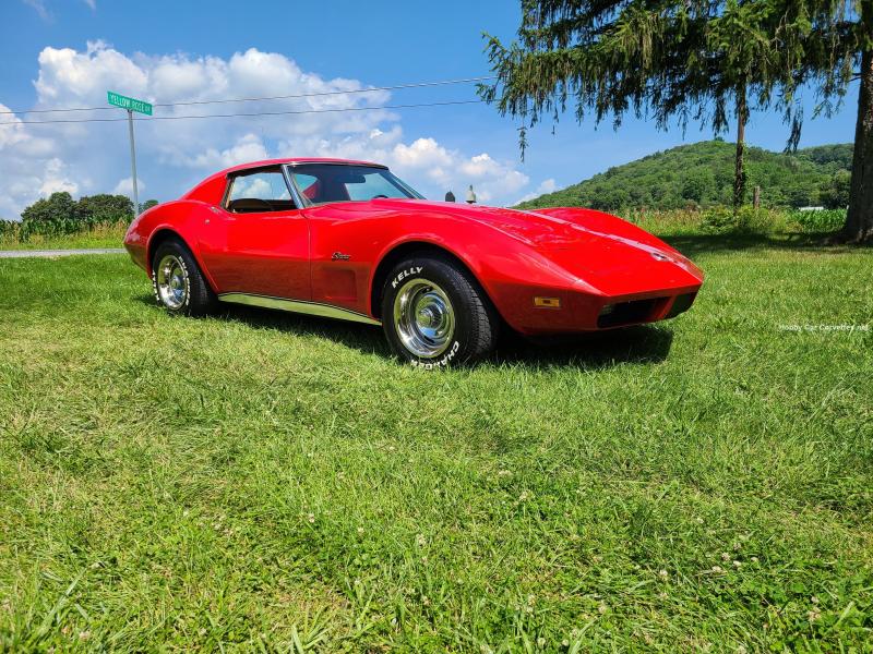 Red 1974 Corvette T-Top id:89956