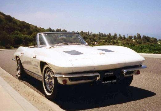 Ermine White 1963 Corvette Convertible id:90096
