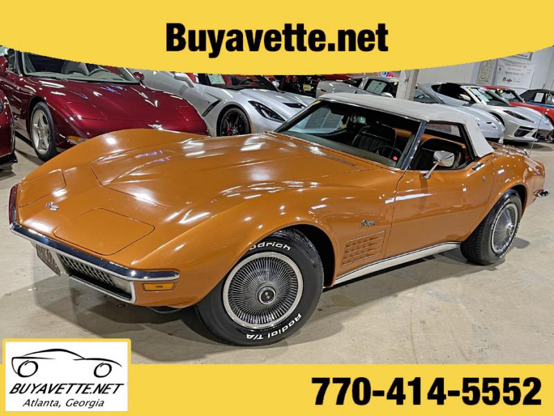 1971 Ontario Orange Chevy Corvette Convertible