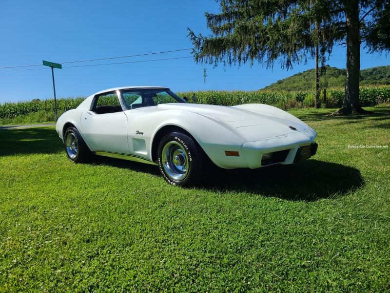 White 1976 Corvette T-Top id:90194