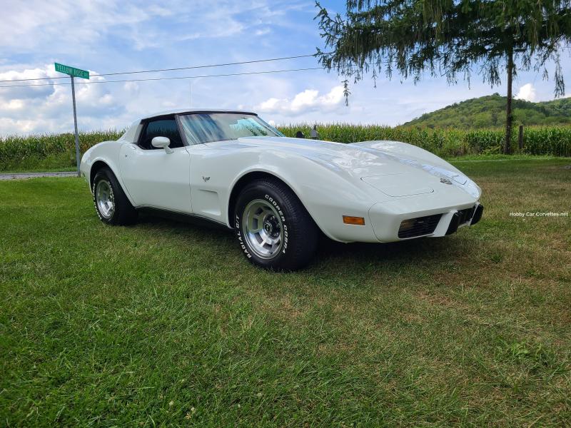 White 1978 Corvette T-Top id:90242