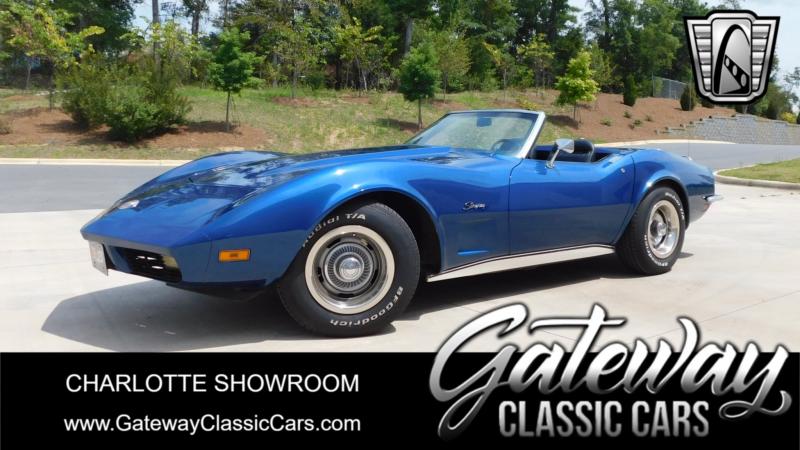 Blue 1973 Corvette HardTop id:90284