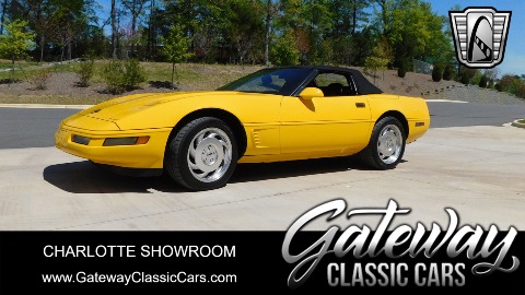 1996 Competition Yellow Chevy Corvette Convertible