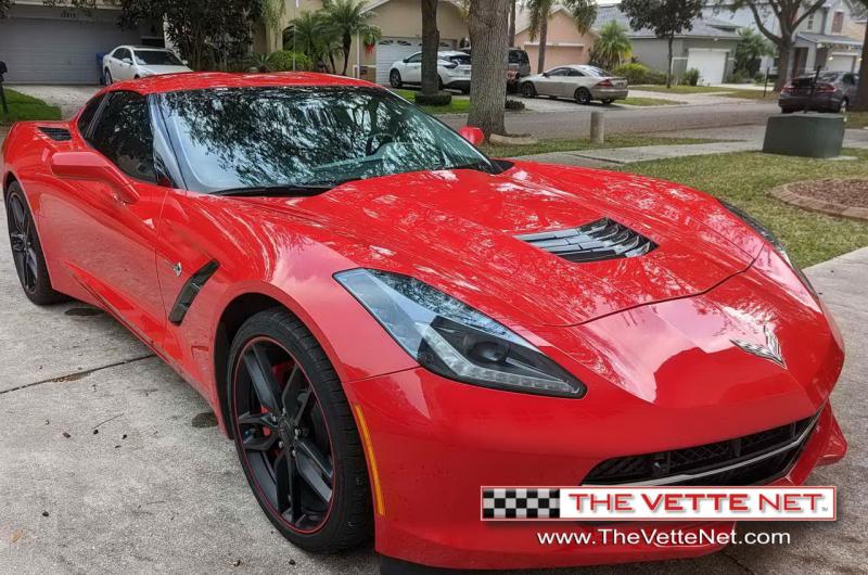 2019 Torch Red Chevy Corvette Coupe