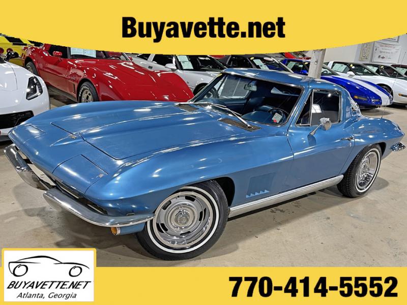 1967 Marina Blue Chevy Corvette Coupe