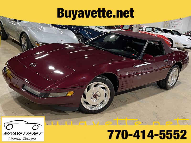 1993 Ruby Red Chevy Corvette Convertible