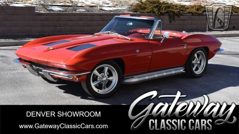 1963 Red Chevy Corvette Convertible