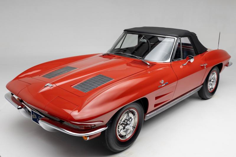 1963 Riverside red Chevy Corvette Convertible