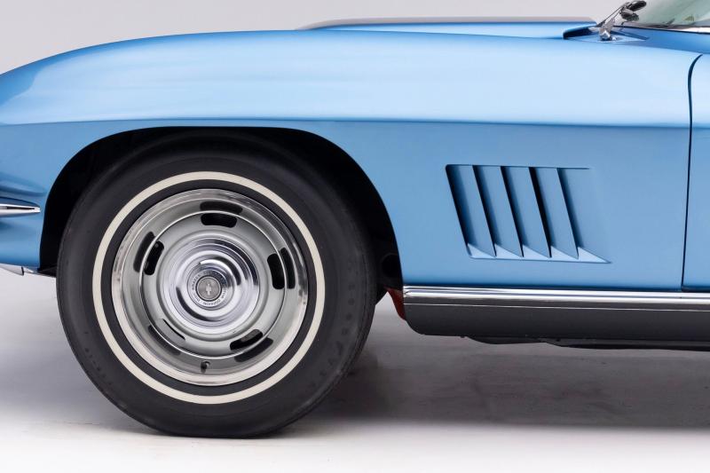 1967 Marina Blue Chevy Corvette Convertible