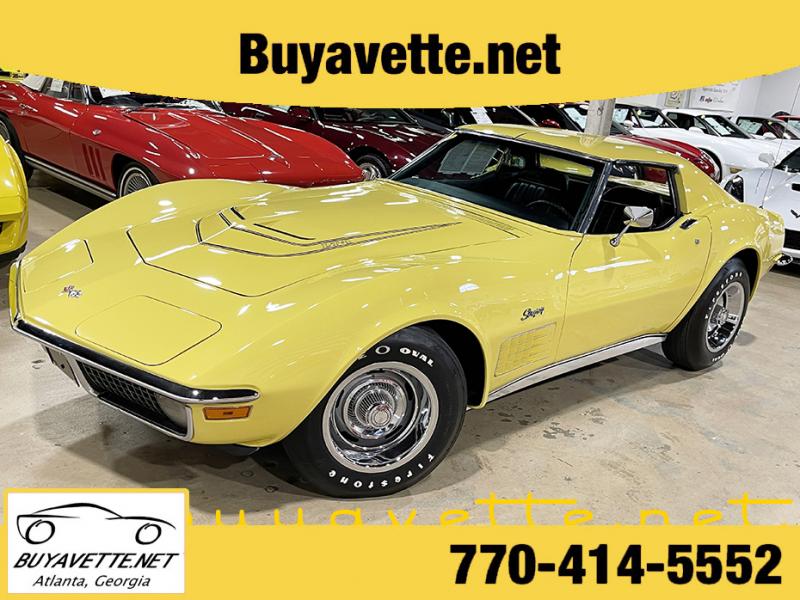 1970 Daytona Yellow Chevy Corvette Coupe