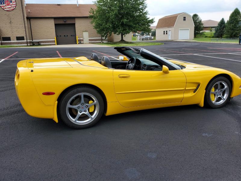 2004 Millenniium Yellow Chevy Corvette Convertible