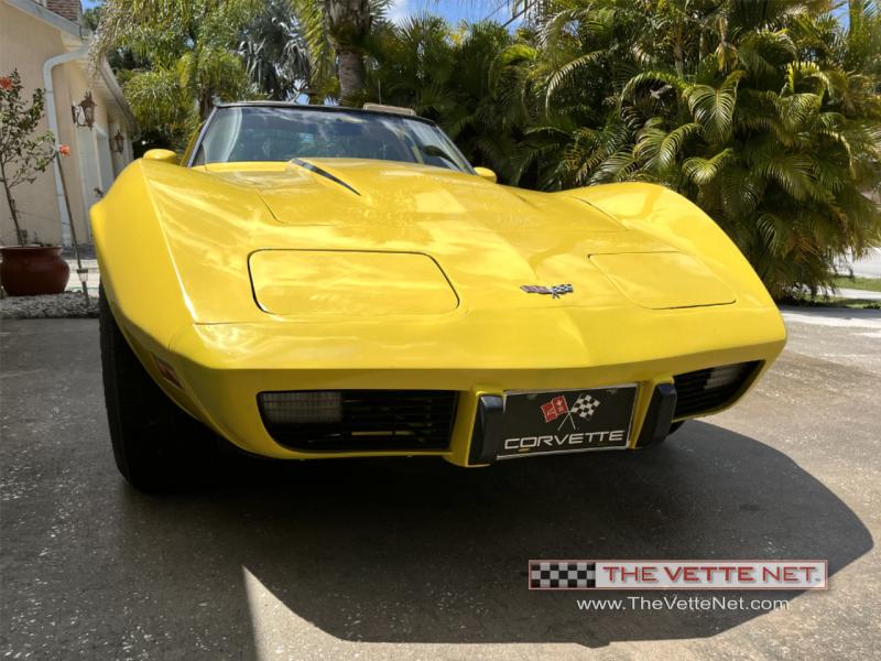 1979 Corvette Yellow Chevy Corvette T-Top