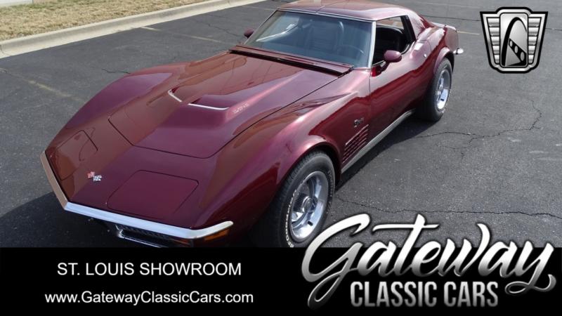 1972 Ruby Red Chevy Corvette Coupe