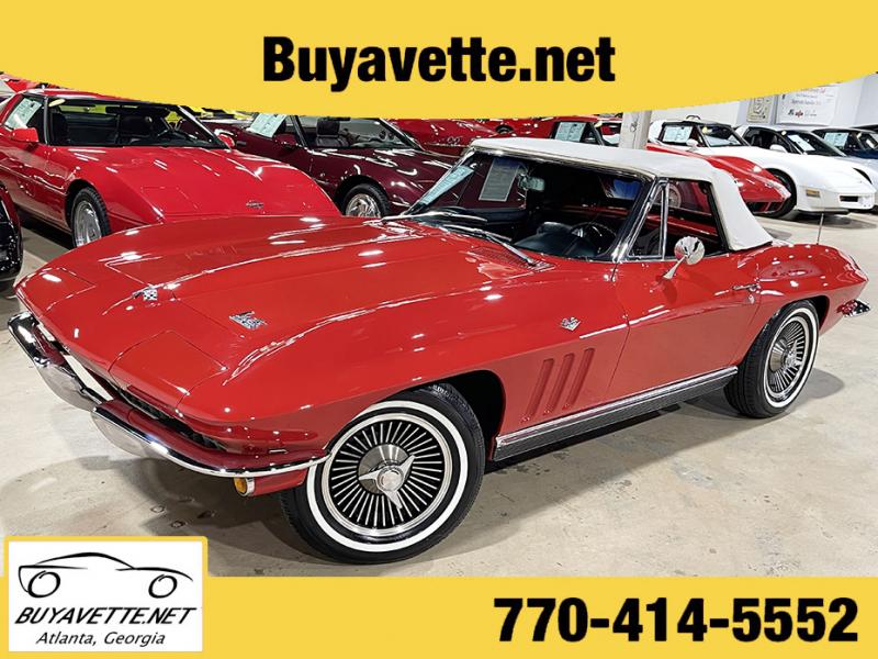 1966 Red Chevy Corvette Convertible