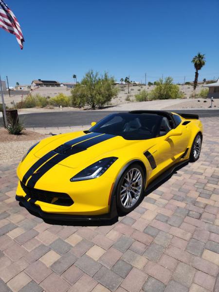 2015 Yellow Chevy Corvette Coupe