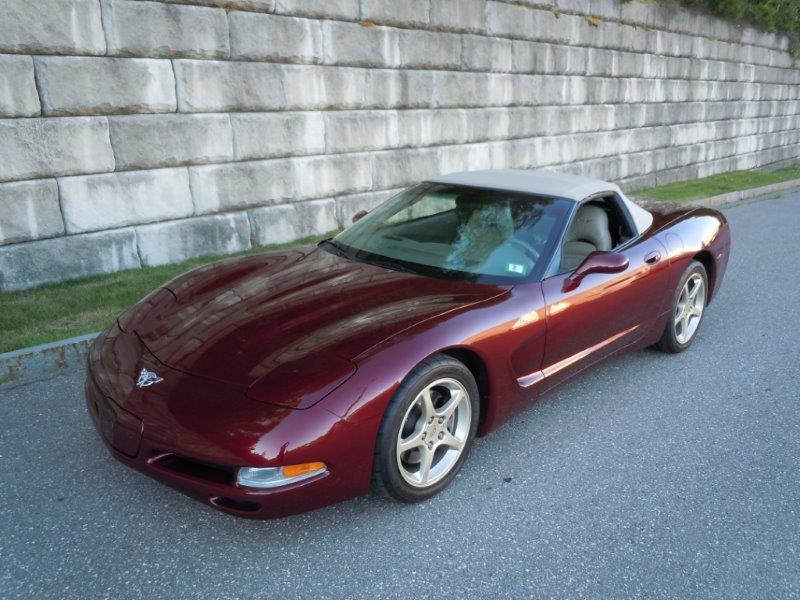 2003 50th Anniversary Red Chevy Corvette Convertible