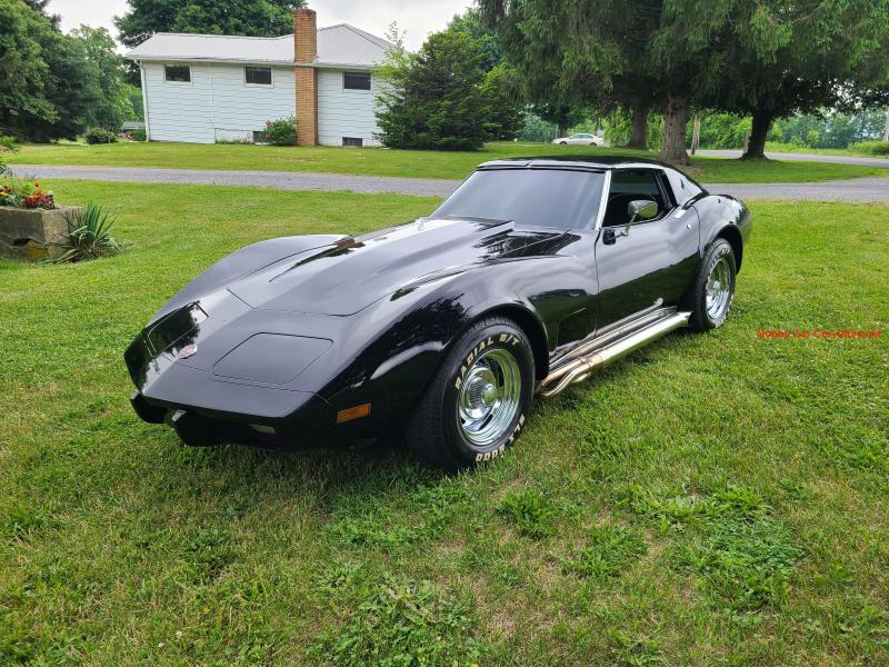 Black 1975 Corvette T-Top id:91252