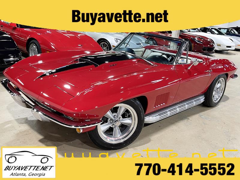 1967 Red Chevy Corvette Convertible