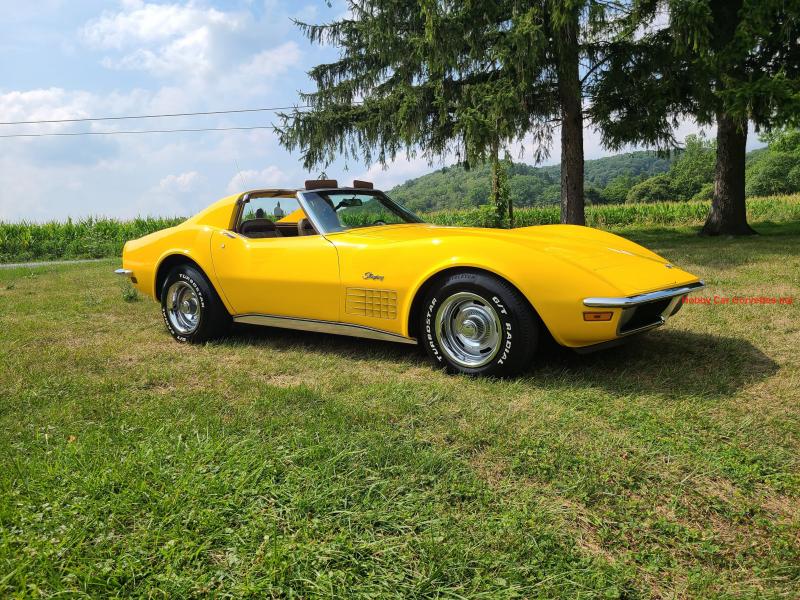1971 Yellow Corvette 4spd For Sale