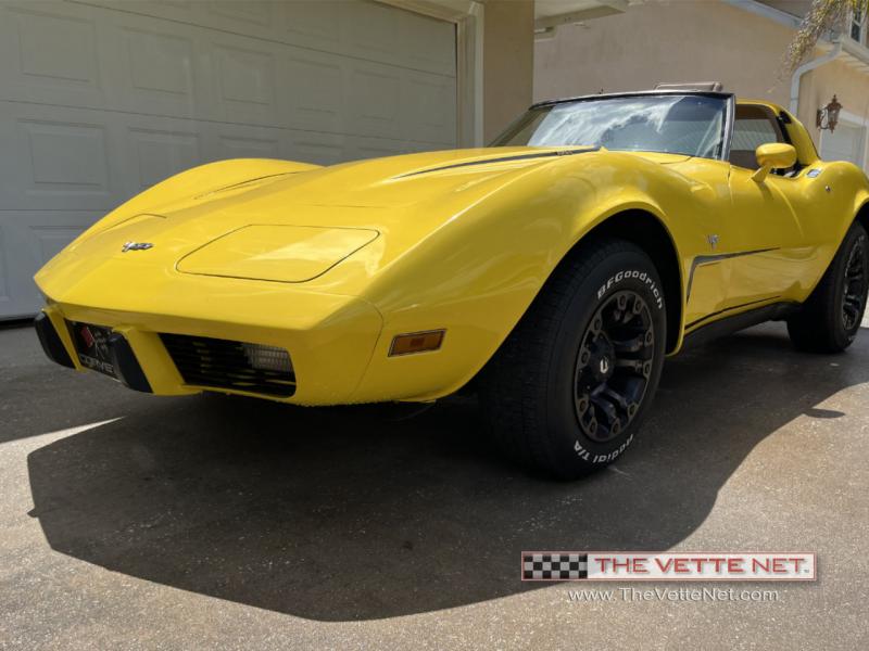 Yellow 1979 Corvette T-Top id:91387