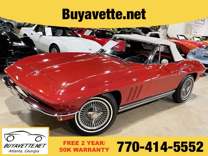 1965 Rally Red Chevy Corvette Convertible