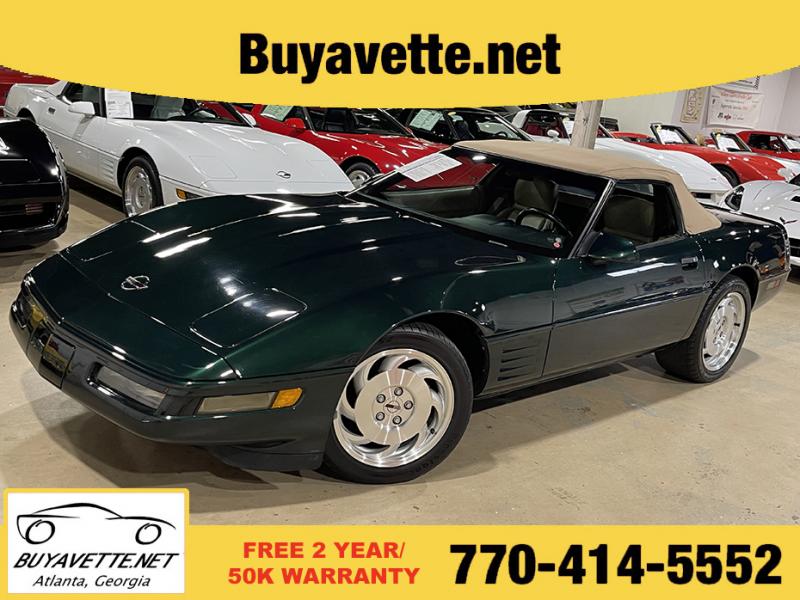 1993 Polo Green Metallic Chevy Corvette Convertible