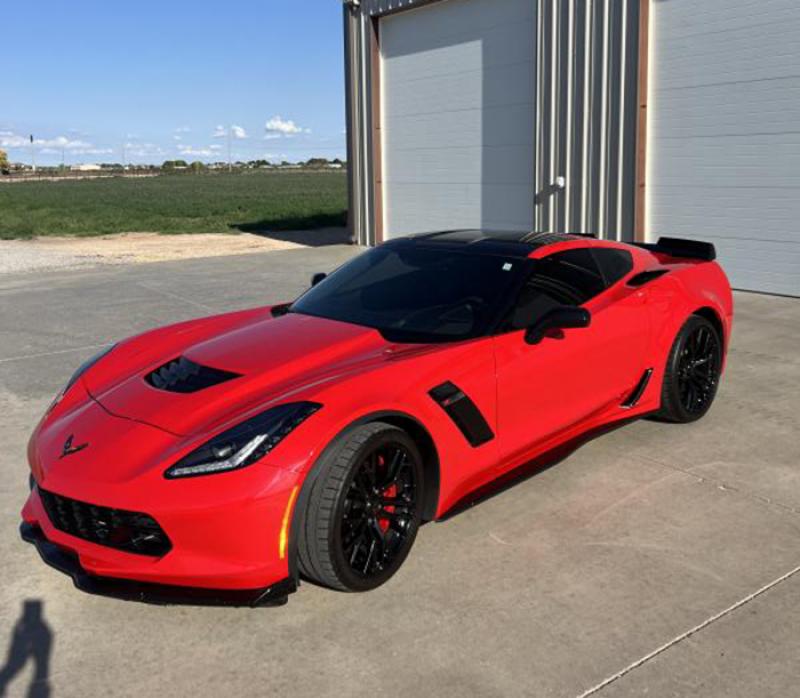 2018 Red Chevy Corvette HardTop