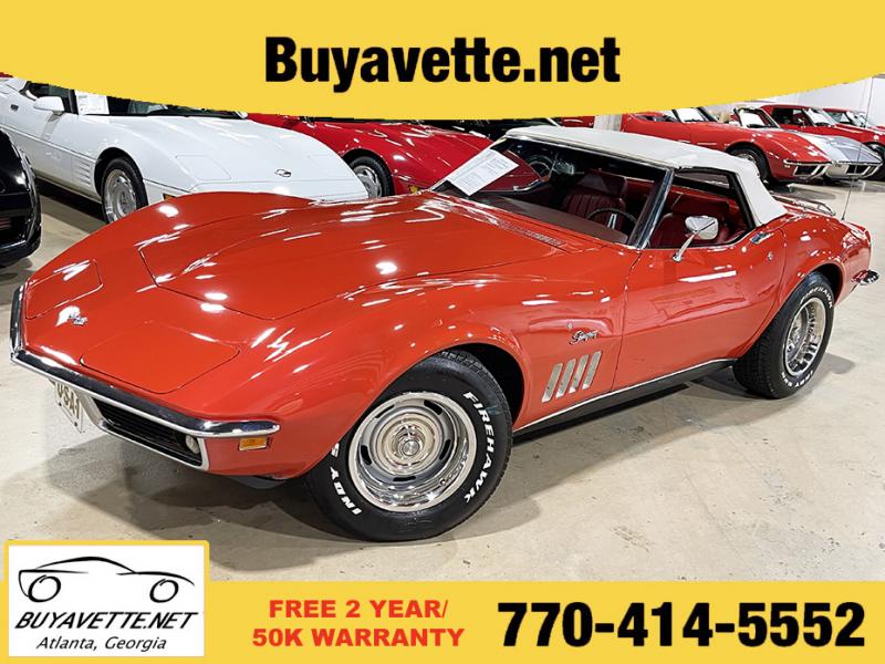 1969 Monza Red Chevy Corvette Convertible