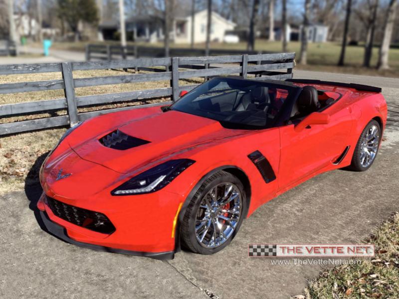 2016 Torch Red Chevy Corvette Convertible