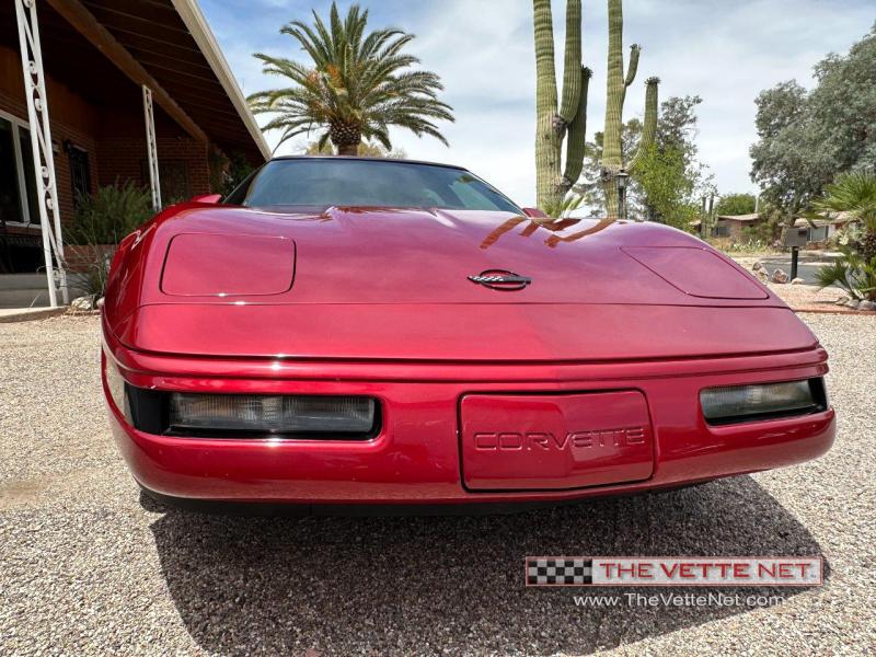 1995 Dark Red Metallic Chevy Corvette Coupe