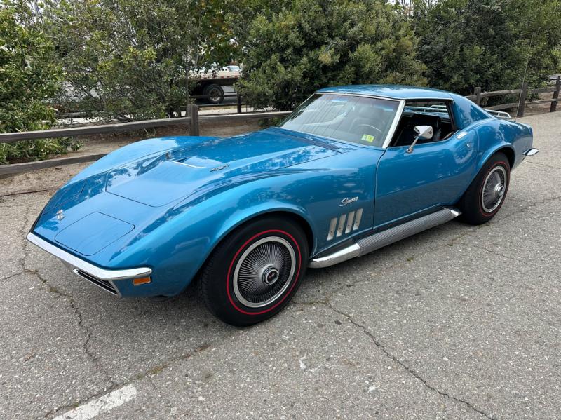 1969 Lemans Blue Chevy Corvette Coupe