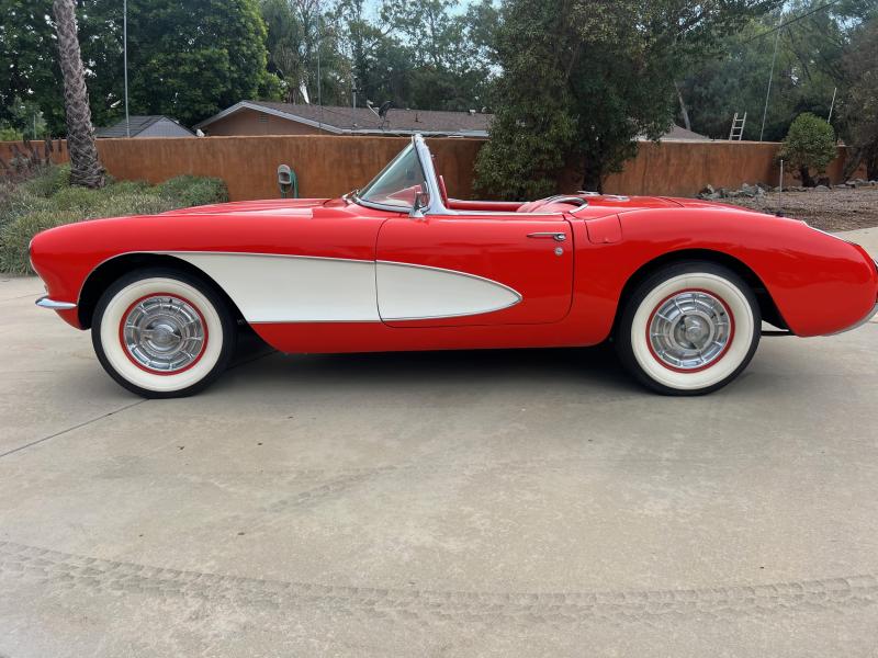 1956 RED Chevy Corvette Convertible