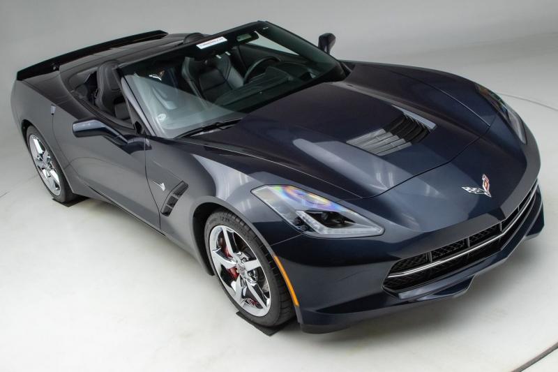 2014 Night Race Blue  Chevy Corvette Convertible