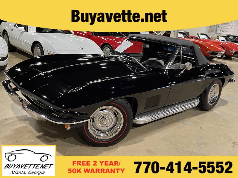 1967 Tuxedo Black Chevy Corvette Convertible