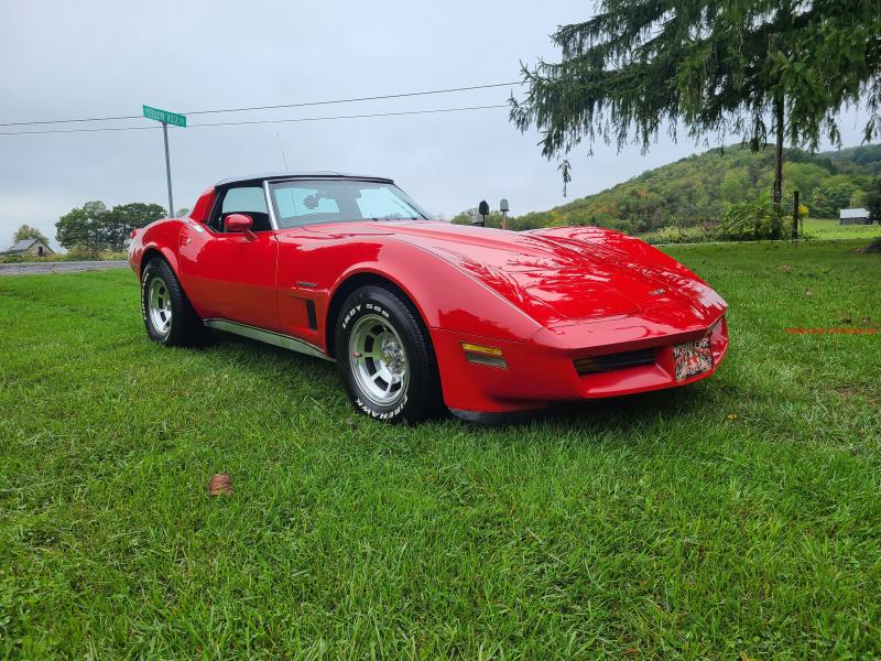 1982 Red Chevy Corvette T-Top