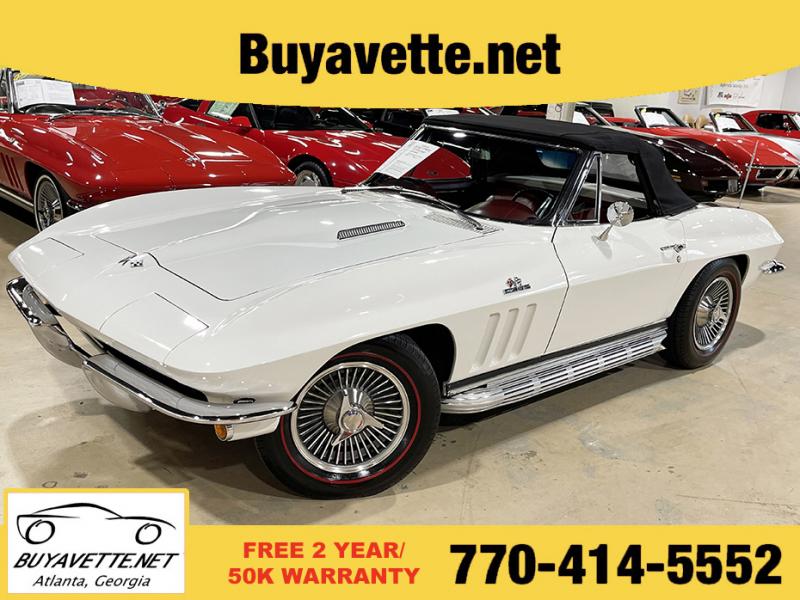 1966 Ermine White Chevy Corvette Convertible