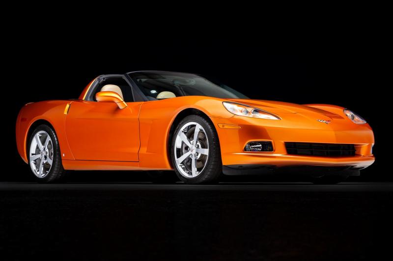 2009 Atomic Orange Chevy Corvette Coupe