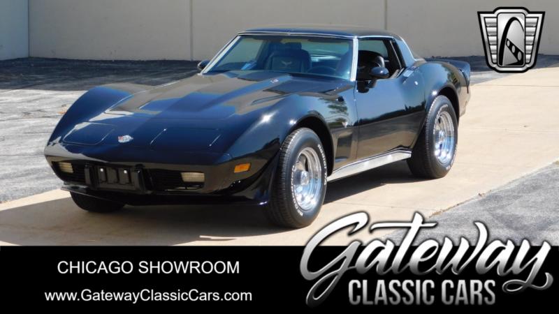 1978 Black Chevy Corvette Coupe