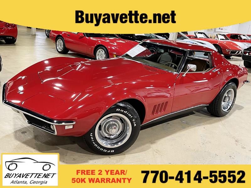 1968 Red Chevy Corvette Coupe