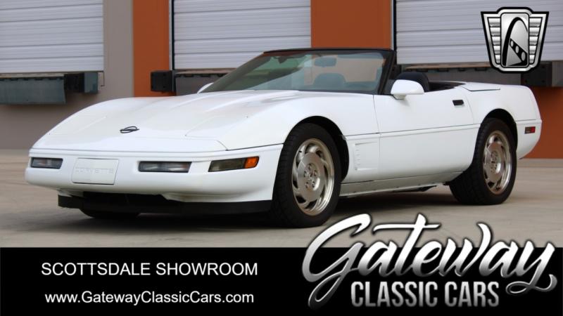 1996 White And Black Top Chevy Corvette Convertible