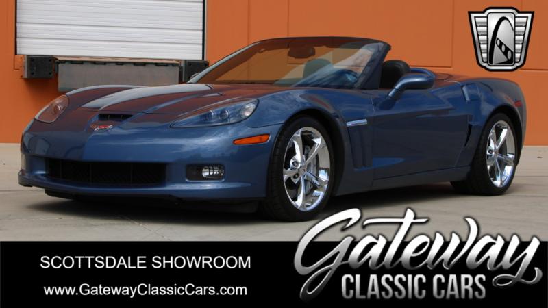 2011 Blue Chevy Corvette Convertible