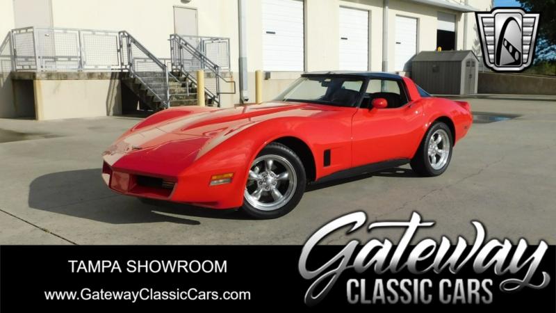 1981 Red Chevy Corvette T-Top