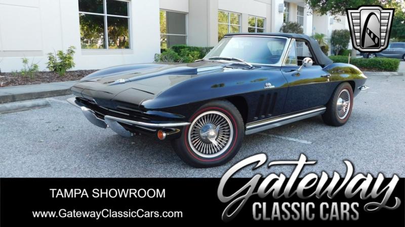 1965 Black Chevy Corvette Convertible