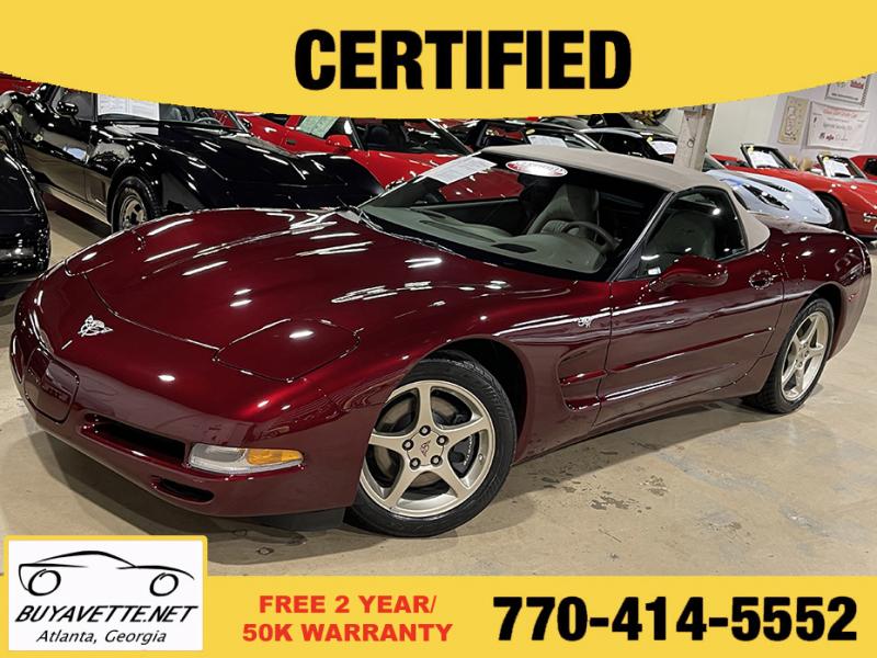 2003 Anniversay Red Chevy Corvette Convertible